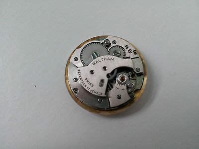 waltham jewel incabloc watch movement